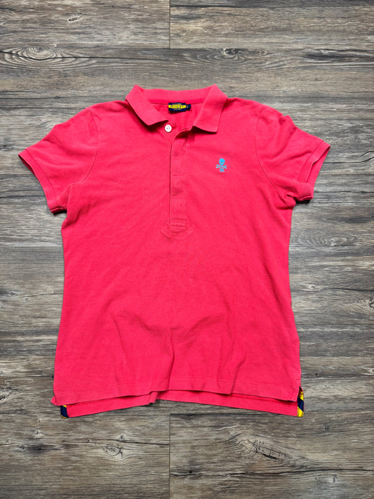 RUGBY BY RALPH LAUREN PINK POLO (L)