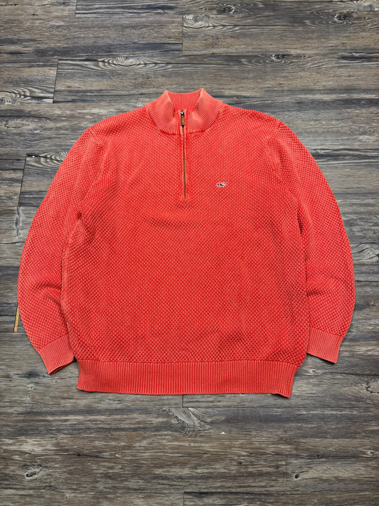 VINEYARD VINES KNITTED QUARTER ZIP (L)