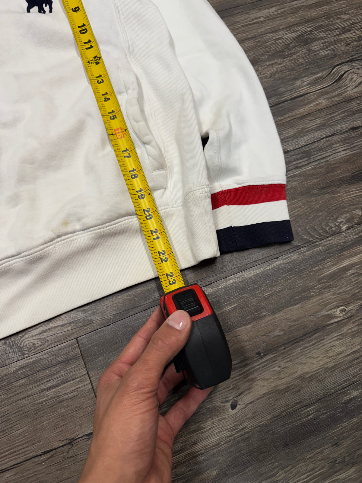 POLO RALPH LAUREN USA BIG PONY QUARTER ZIP (S)