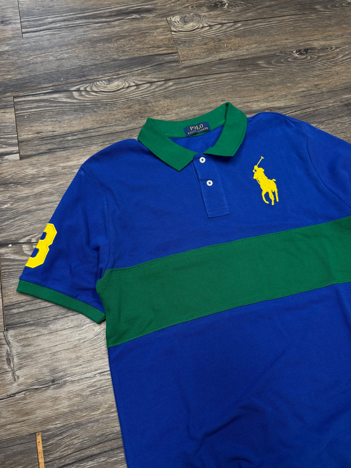 POLO RALPH LAUREN
BIG PONY CHEST STRIPE POLO (L)