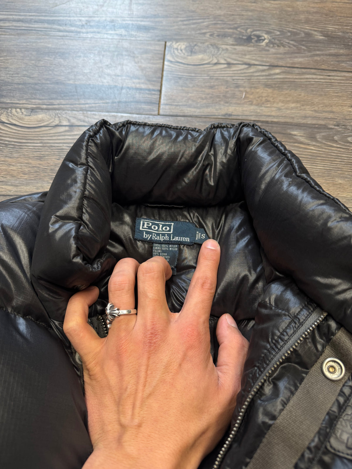 POLO RALPH LAUREN TACTICAL NYLON PUFFER VEST (S)