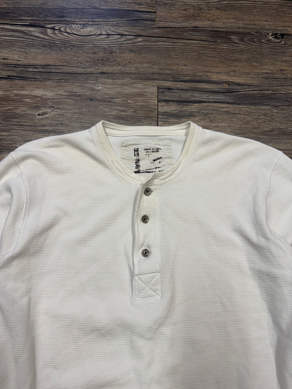 2000’s OLD NAVY RIBBED WAFFLE HENLEY (L)