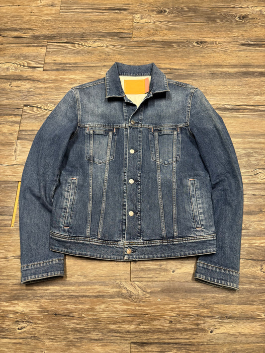 ACNE STUDIOS BLUE DENIM TRUCKER JACKET (50)