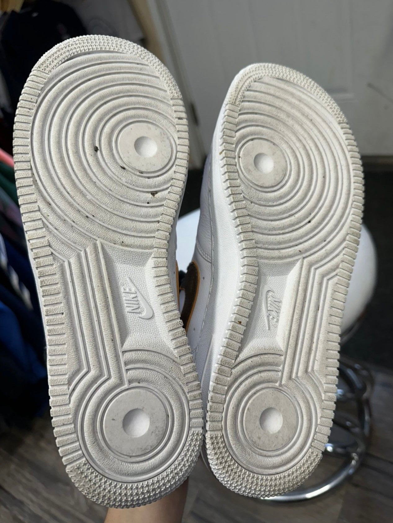 RICCARDO TISCI AIR FORCES SNEAKERS (M 10)