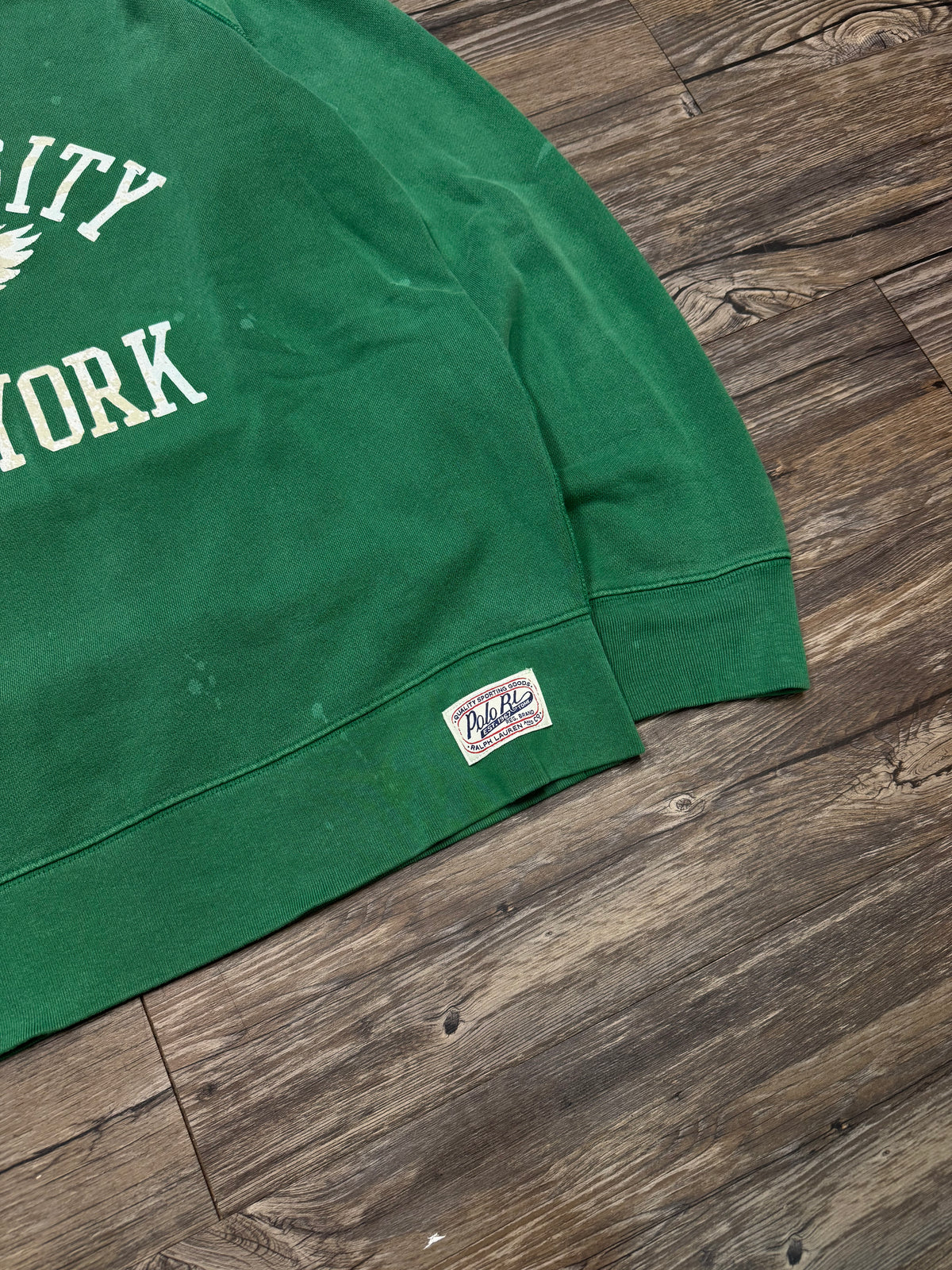 POLO RALPH LAUREN
UNIVERSITY NY CREWNECK (L)