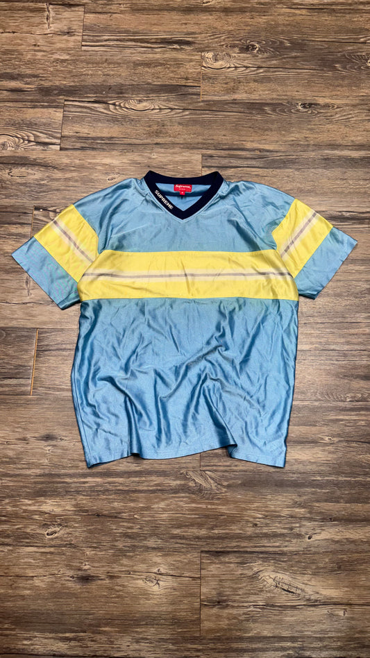 SUPREME YELLOW STRIPE JERSEY (M)