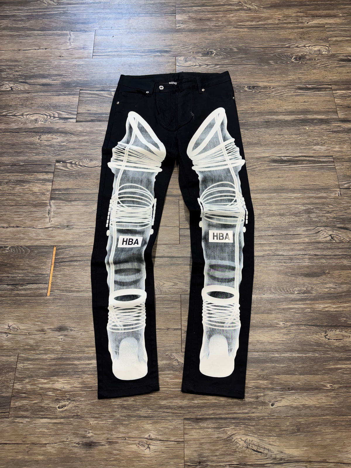 HOOD BY AIR X-RAY DENIM JEANS (32)