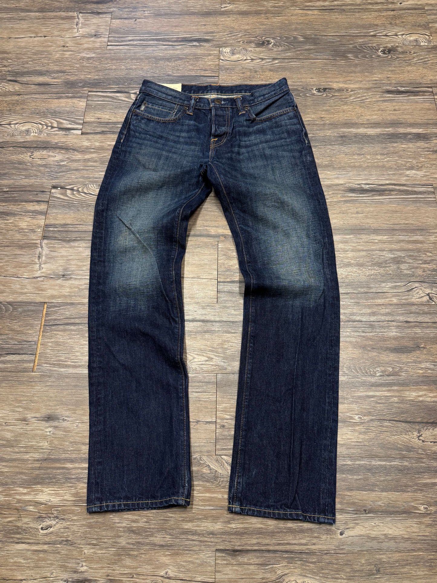 ABERCROMBIE & FITCH SLIMFIT DARK WASH JEANS (30x32)
