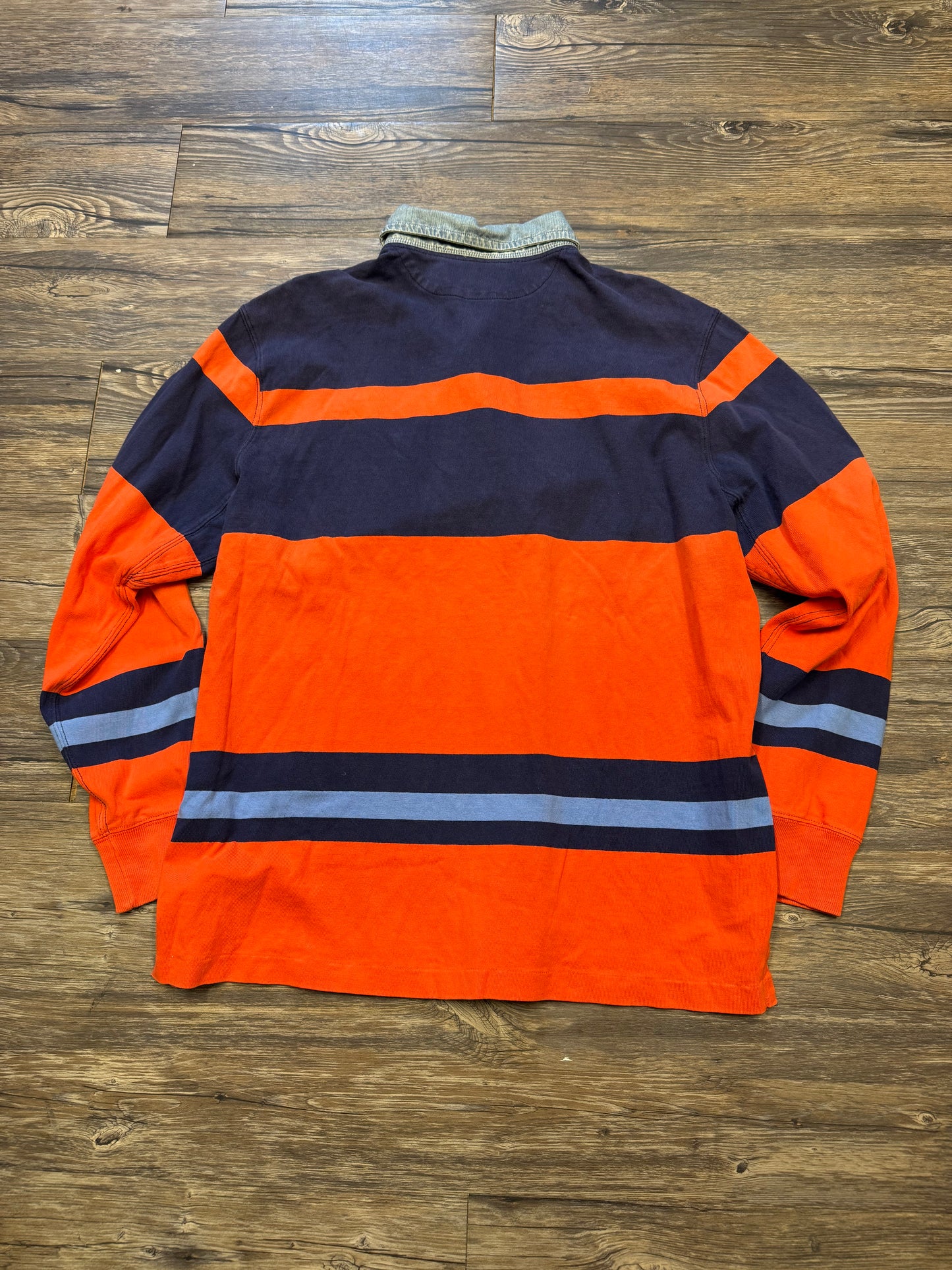POLO RALPH LAUREN COASTAL RESCUE RUGBY STRIPED SHIRT (XL)