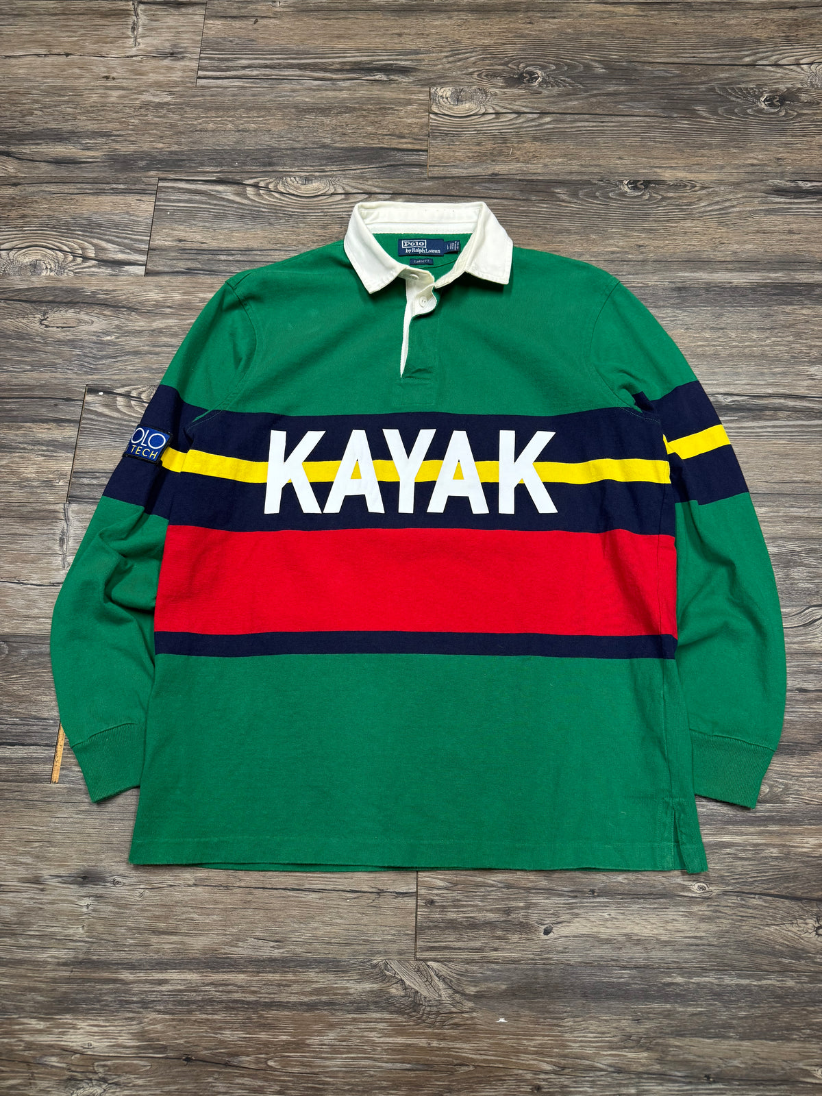 POLO RALPH LAUREN HI-TECH KAYAK RUGBY POLO (L)