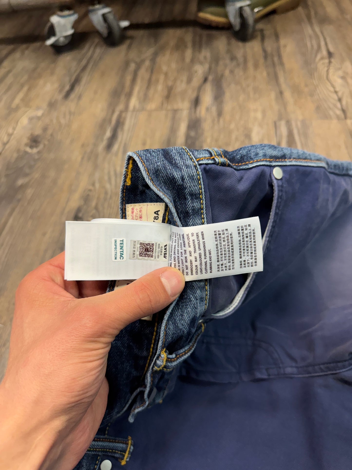 EVISU MULTICOLORED STRAIGHTLEG DENIM (31)