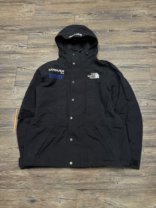 SUPREME X CORDURA FW/18 FACE EXPEDITION GORETEX BLACK ZIP UP JACKET (L)