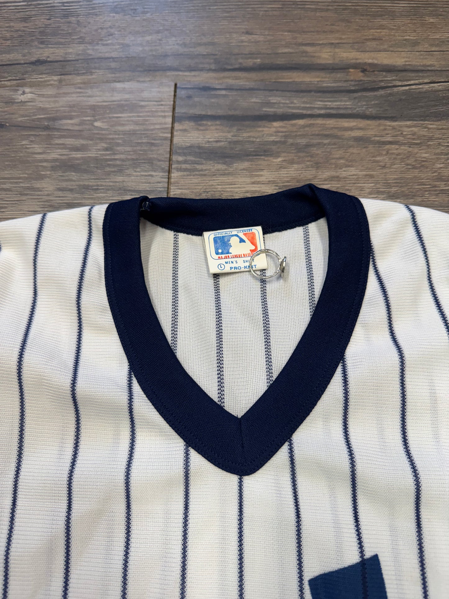 YANKEE 80’s PIN STRIPE MESH TEE (M)