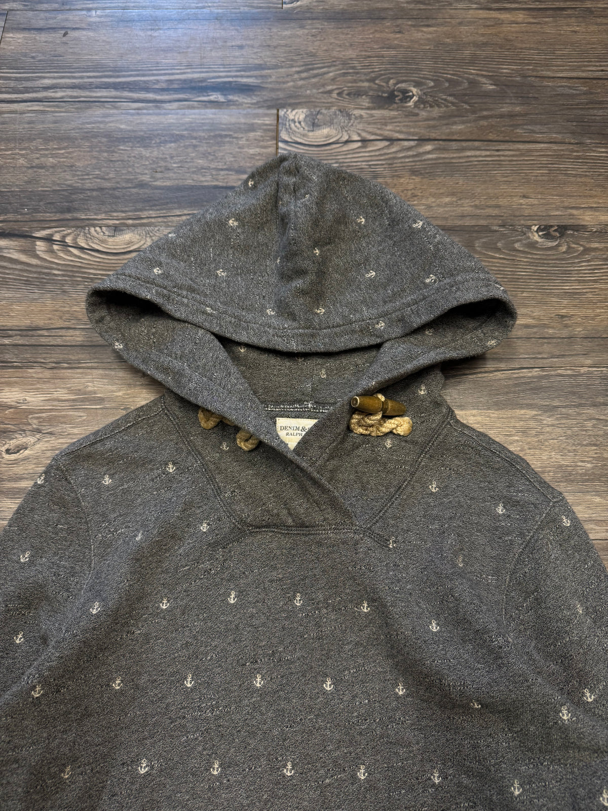 POLO RALPH LAUREN DENIM & SUPPLY ANCHOR TOGGLE KNECK HOODIE (S/M)