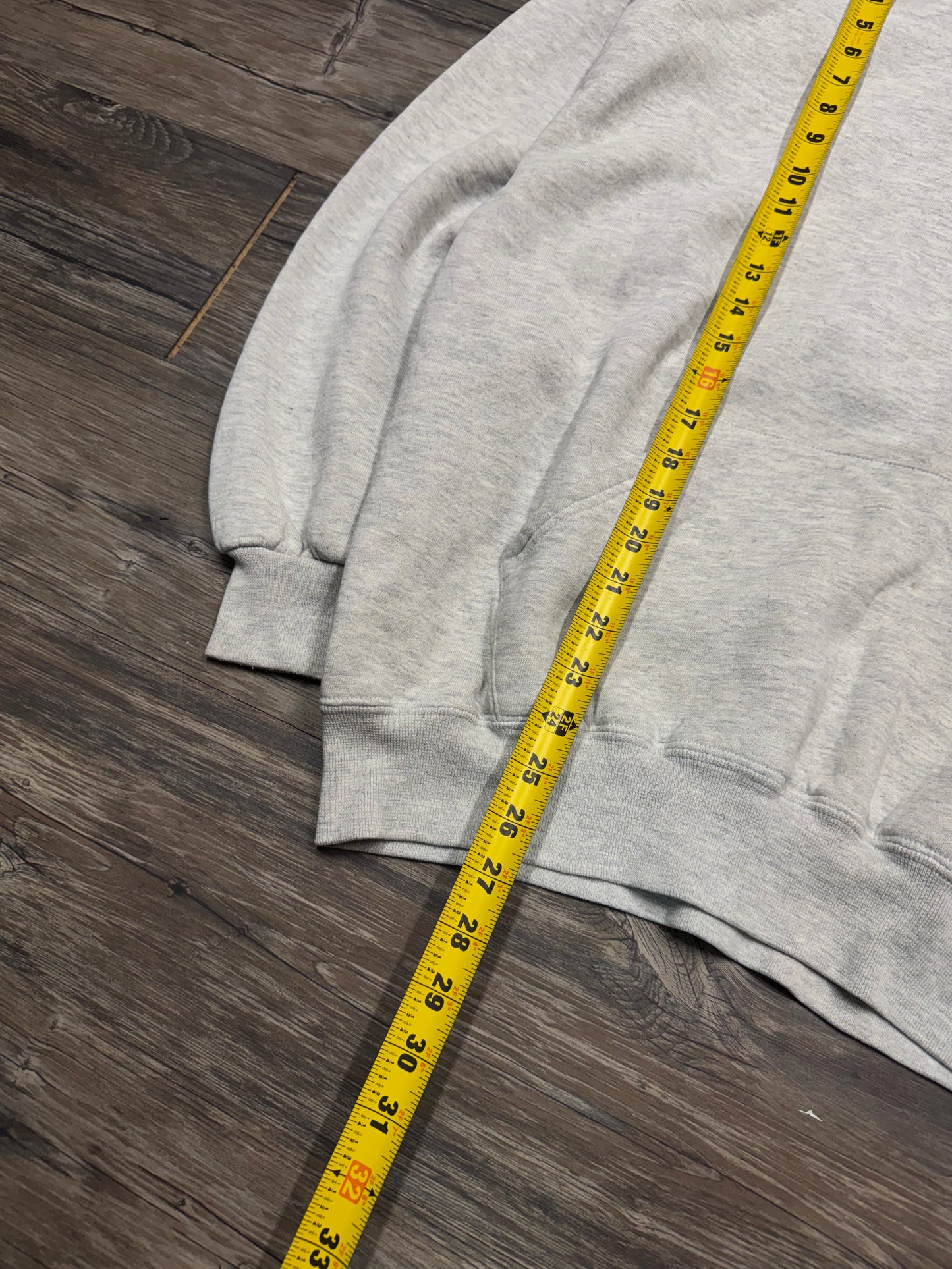 VINTAGE GREY RUSSELL BLANK HOODIE (XL)