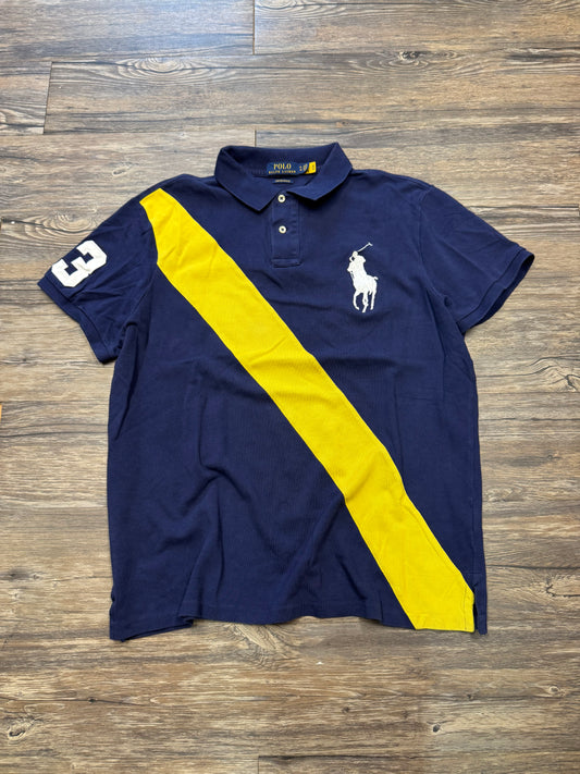 POLO RALPH LAUREN BIG PONY STRIPER SHIRT (XL)