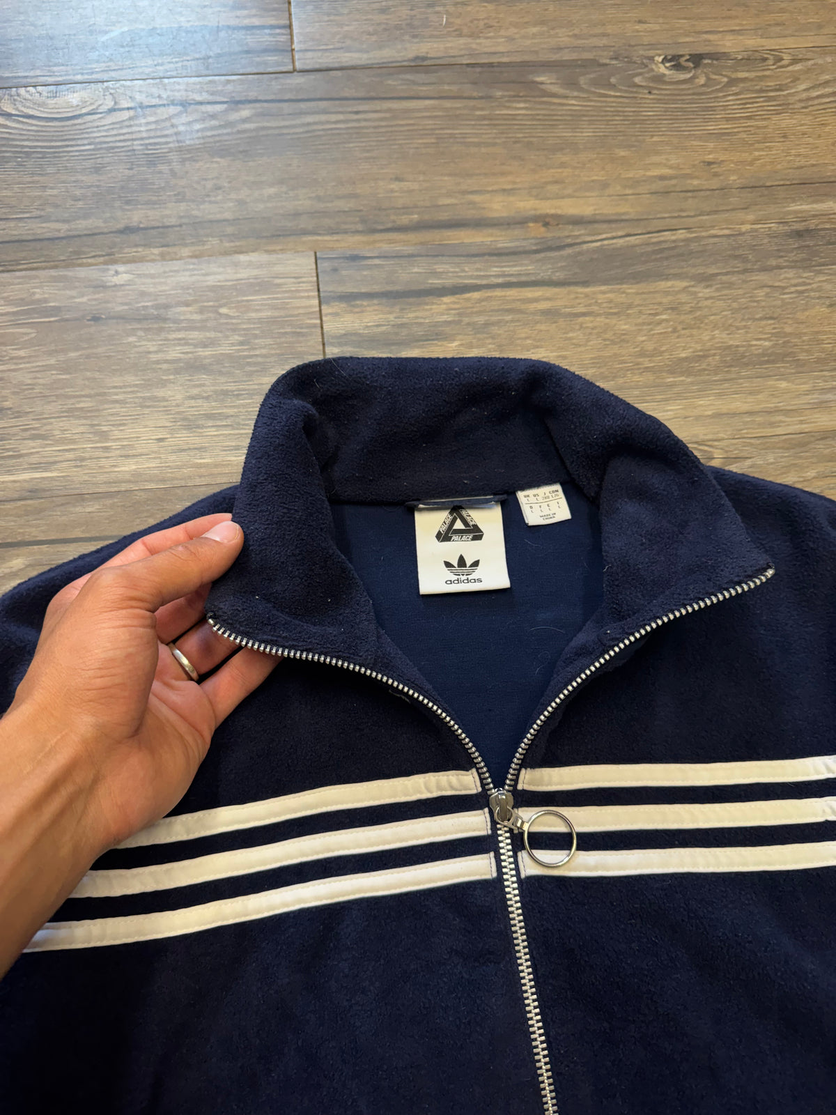 PALACE X ADIDAS VELOUR TRACK JACKET (L)
