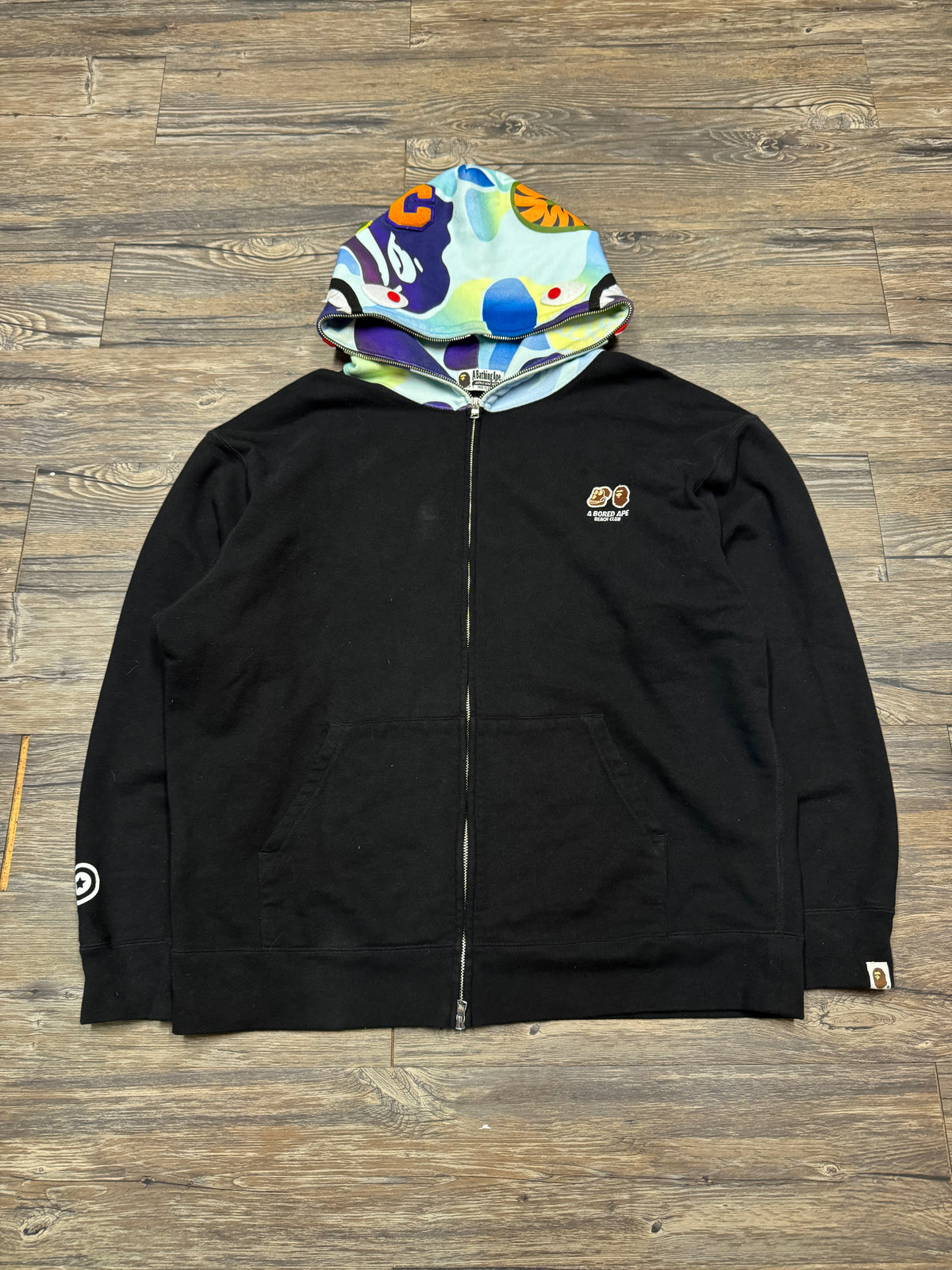 BAPE X BAYC SHARK FULL ZIP HOODIE (XL)