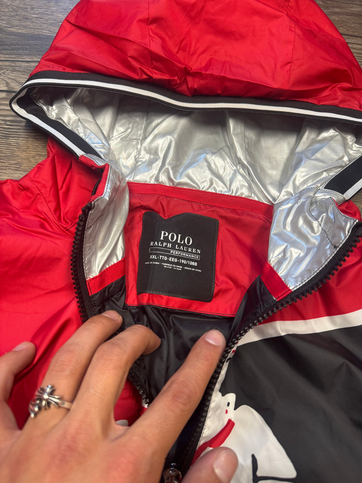 POLO RALPH LAUREN P WING BIG PONY WINDBREAKER JACKET (XXL)