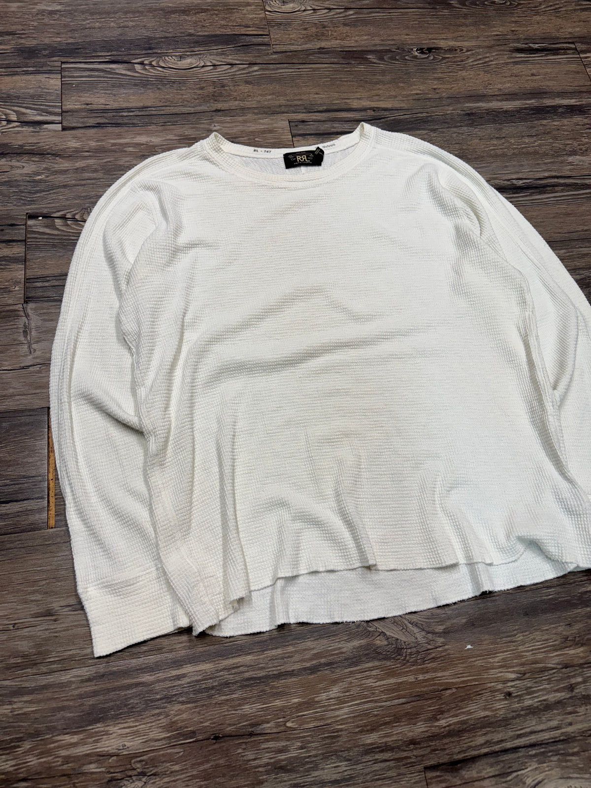 RRL WAFFLE KNIT LONG SLEEVE (XXL)