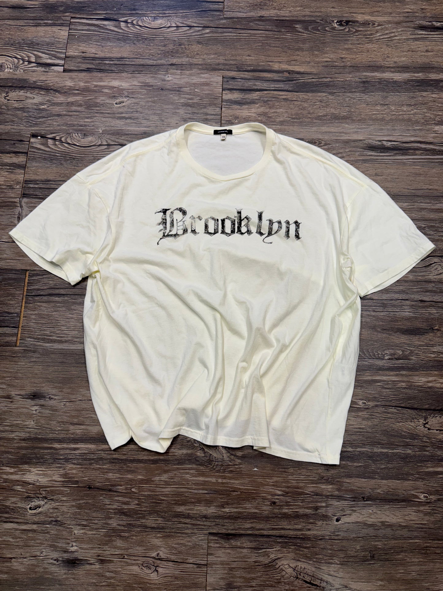 R13 BROOKLYN BOXY SEAMLESS T SHIRT (L)