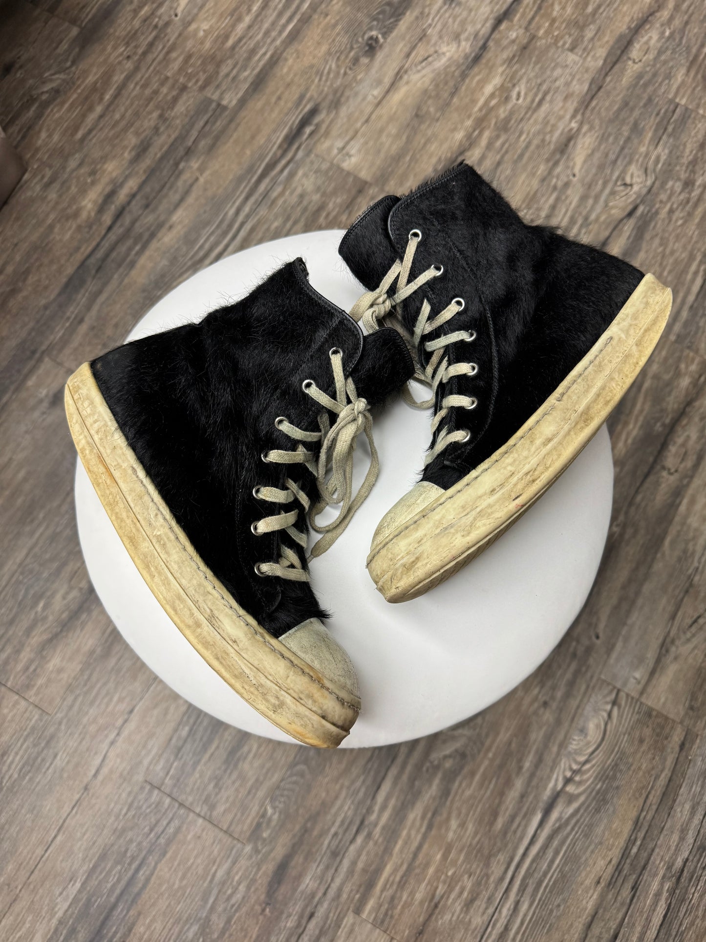 RICK OWENS PONY HAIR RAMONES (42)