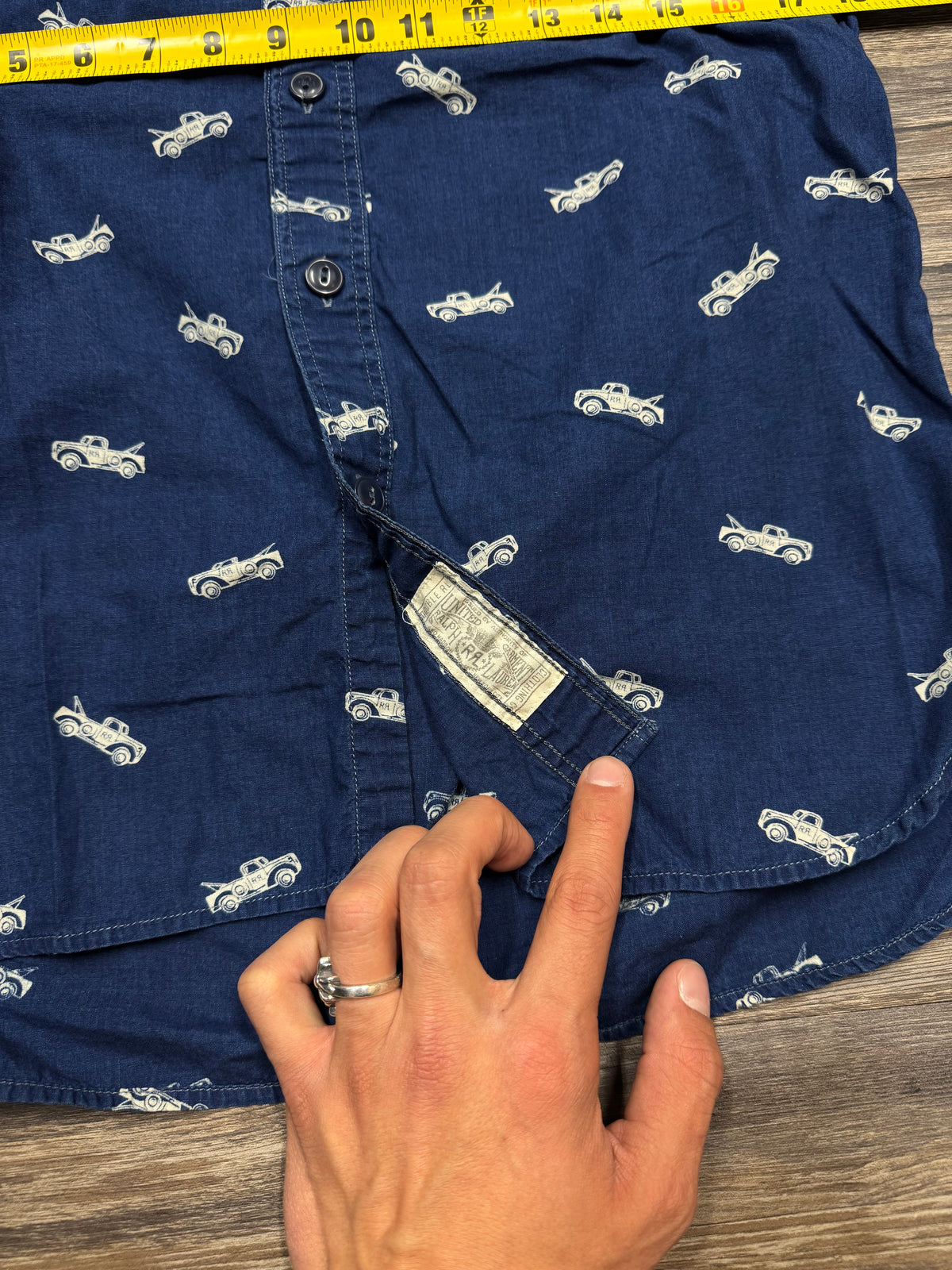 RRL TRUCK DESIGN BUTTON UP SHIRT (S)