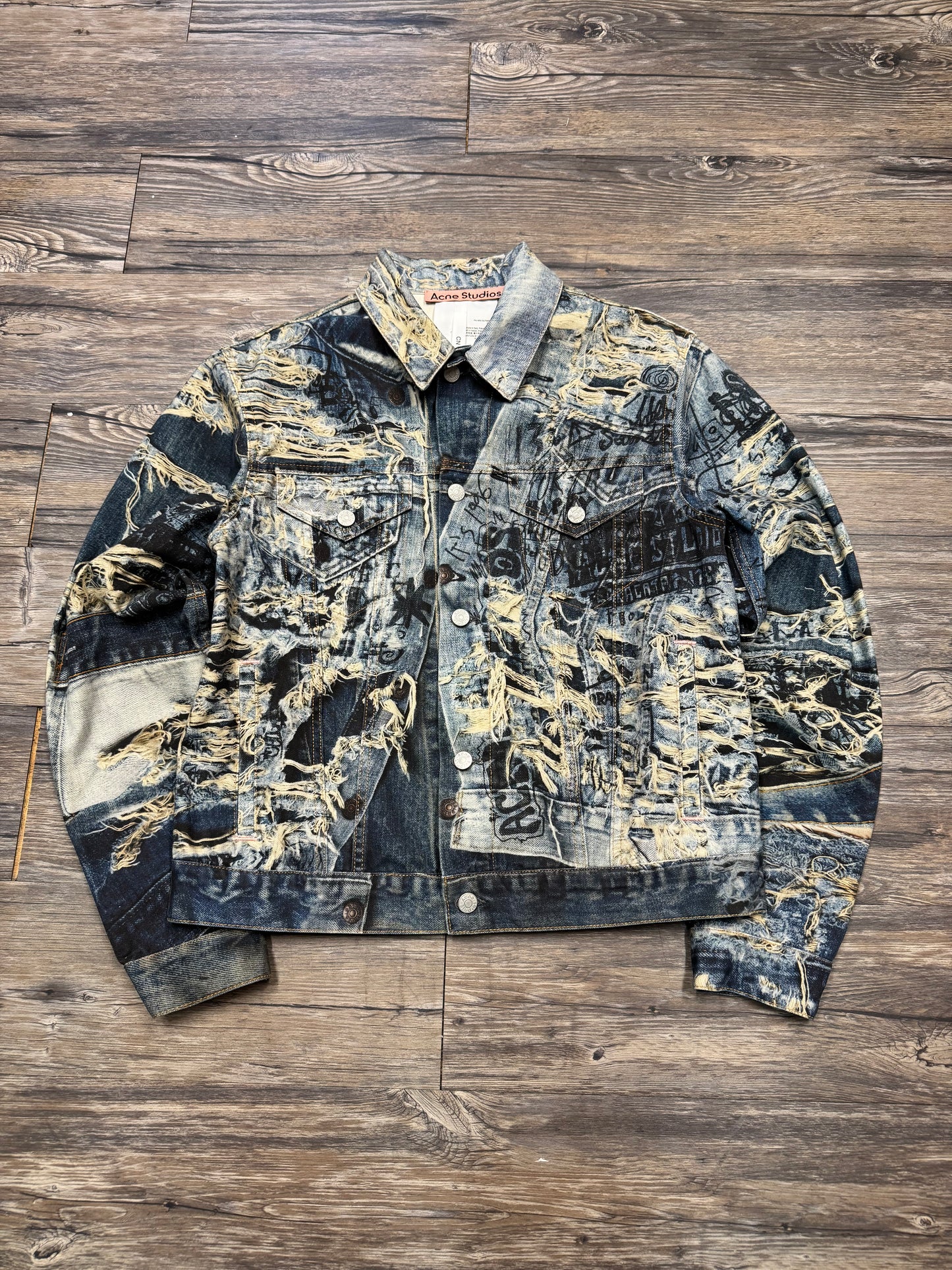 ACNE STUDIOS TROMP L'OEIL JEAN JACKET (L)
