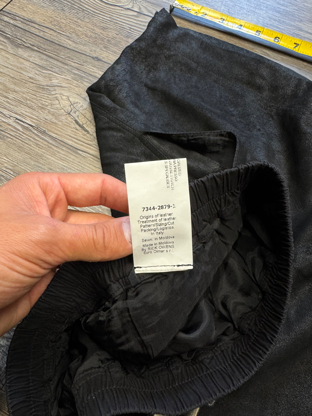 RICK OWENS CALFSKIN SS16 MASTODON BOXER SHORTS (40)