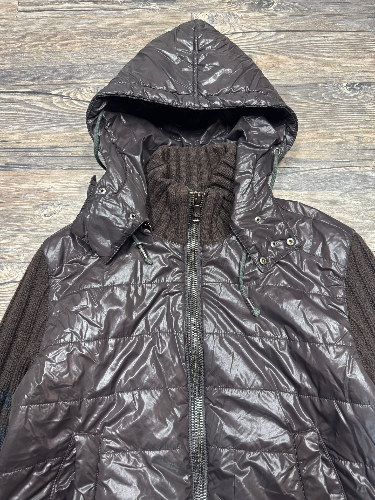 DOLCE & GABBANA AW08 HYBRID PUFFER ZIP UP JACKET (M-L)