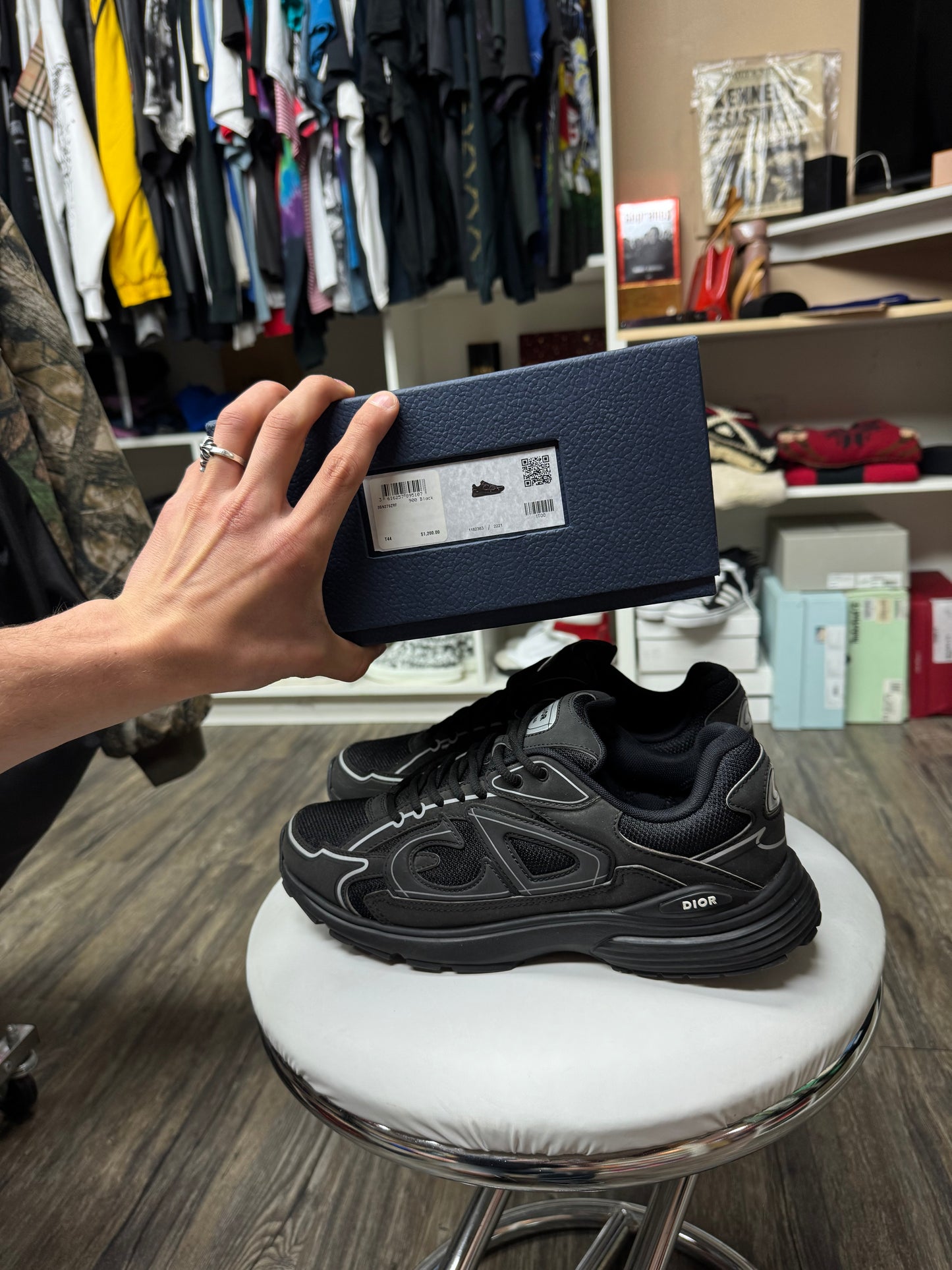 DIOR B30 BLACK 3M RUNNER SNEAKERS (11)
