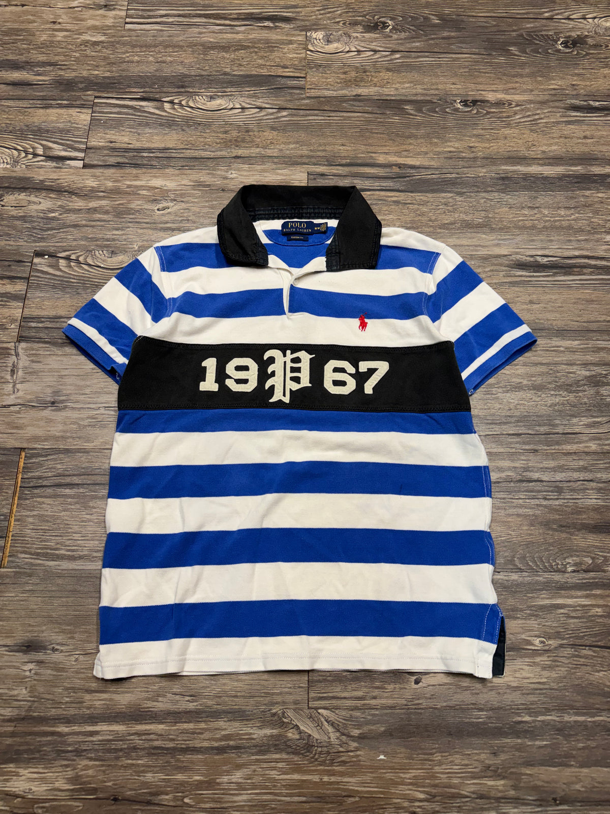 POLO RALPH LAUREN 1967 STRIPED POLO (M)