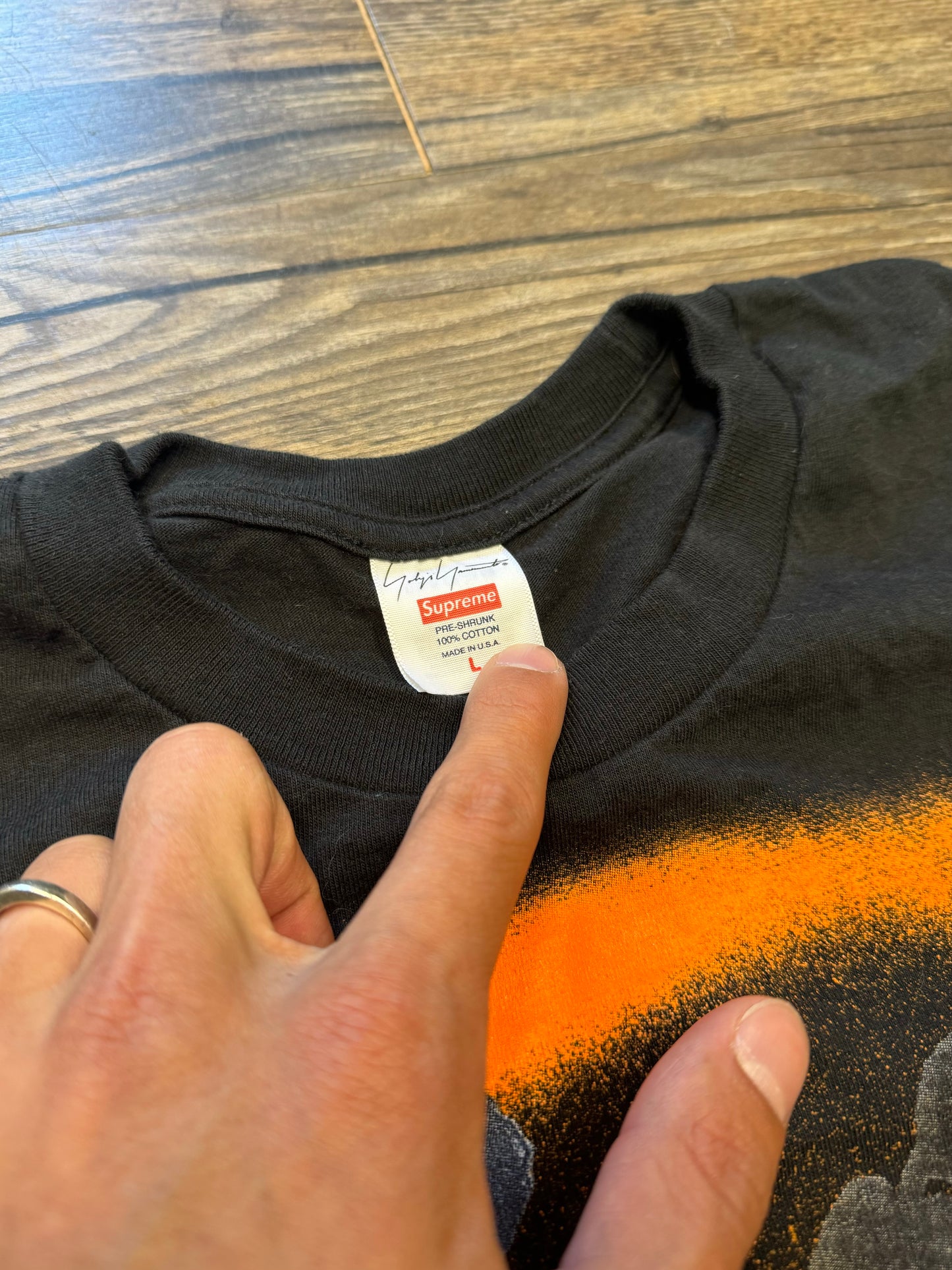SUPREME YOHJI YAMAMOTO TEE (L)