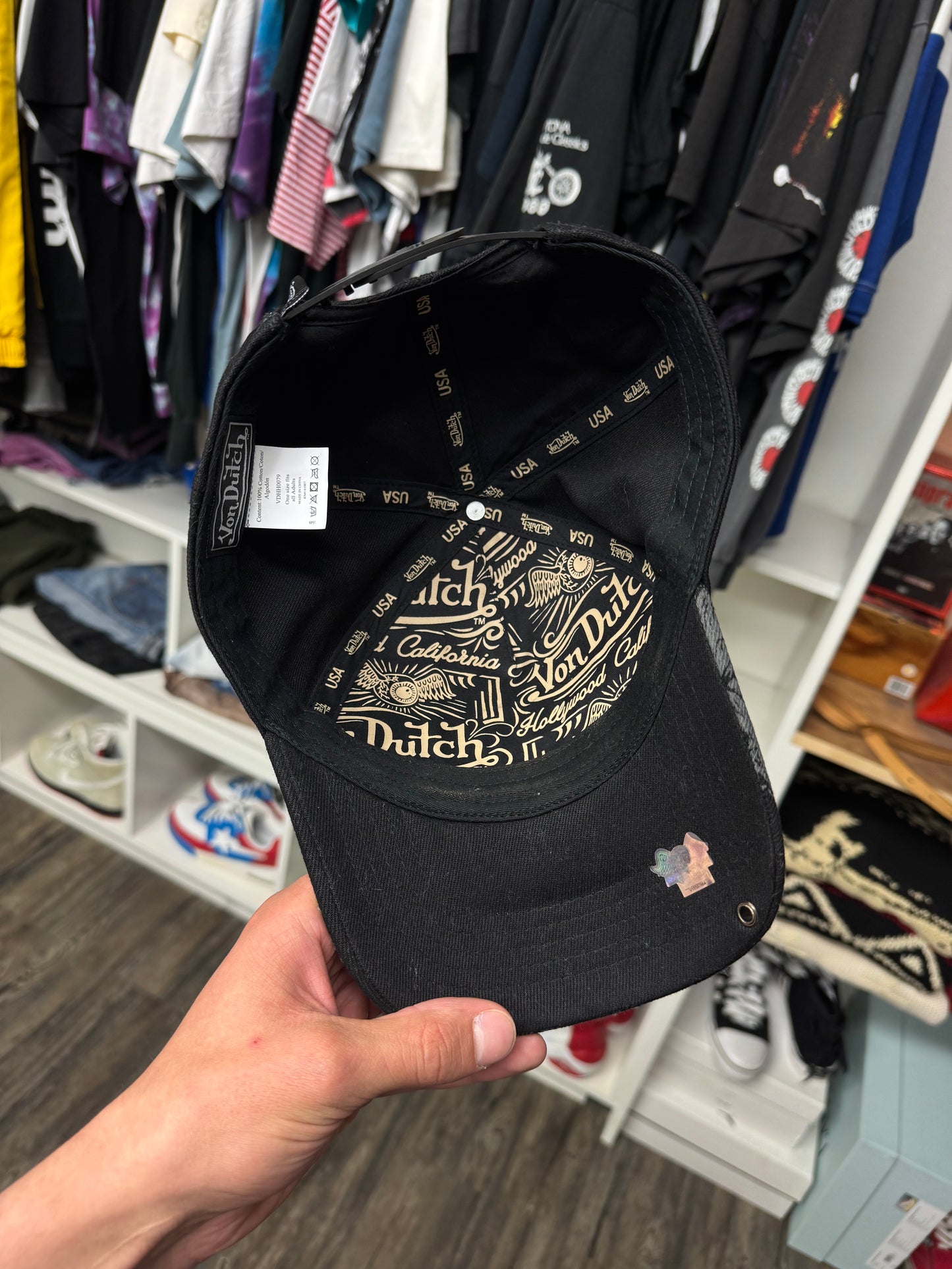 VON DUTCH Y2K SNAP BACK HAT (OS)