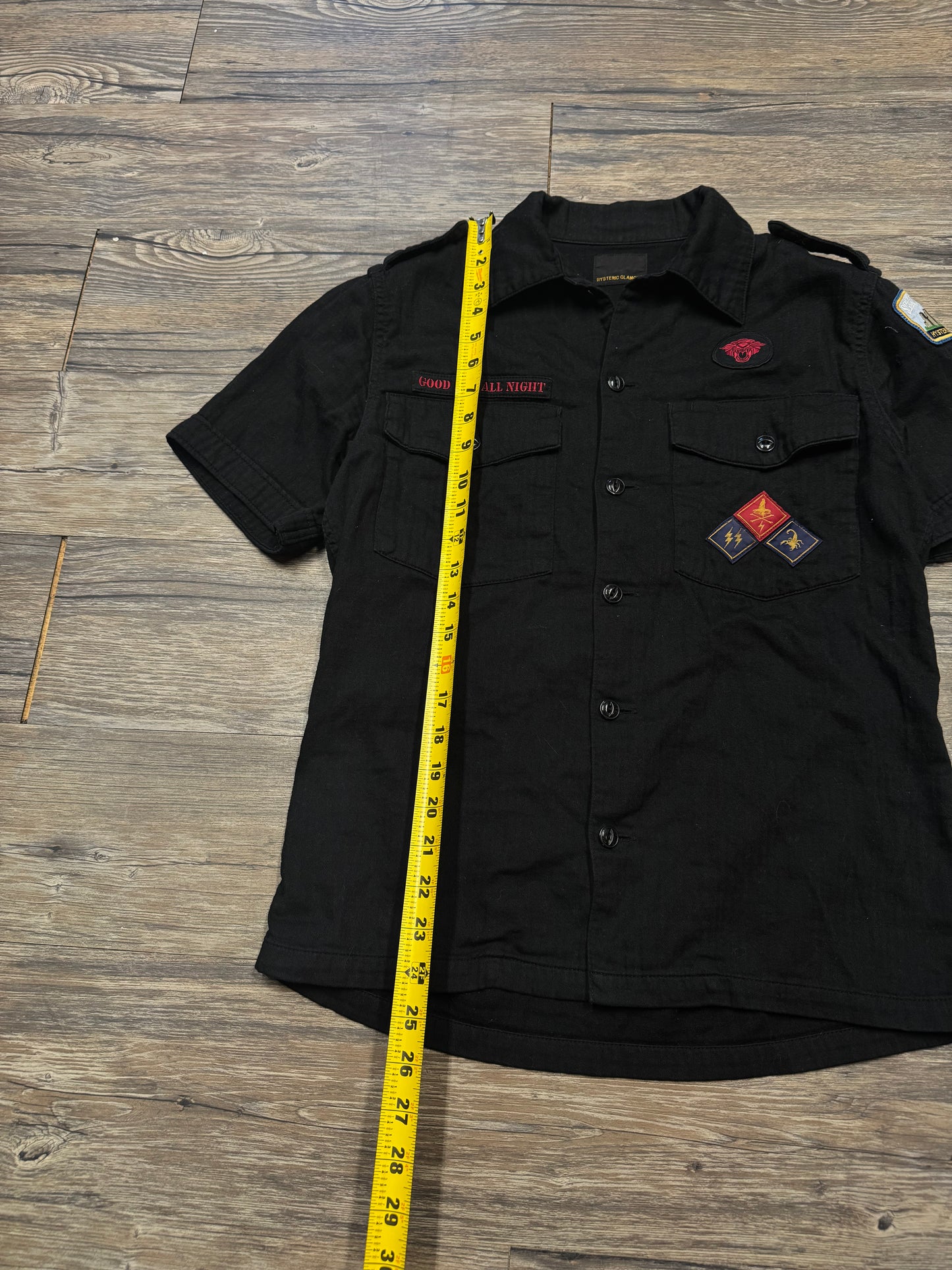 HYSTERIC GLAMOUR UNIFORM BUTTON-UP (M)