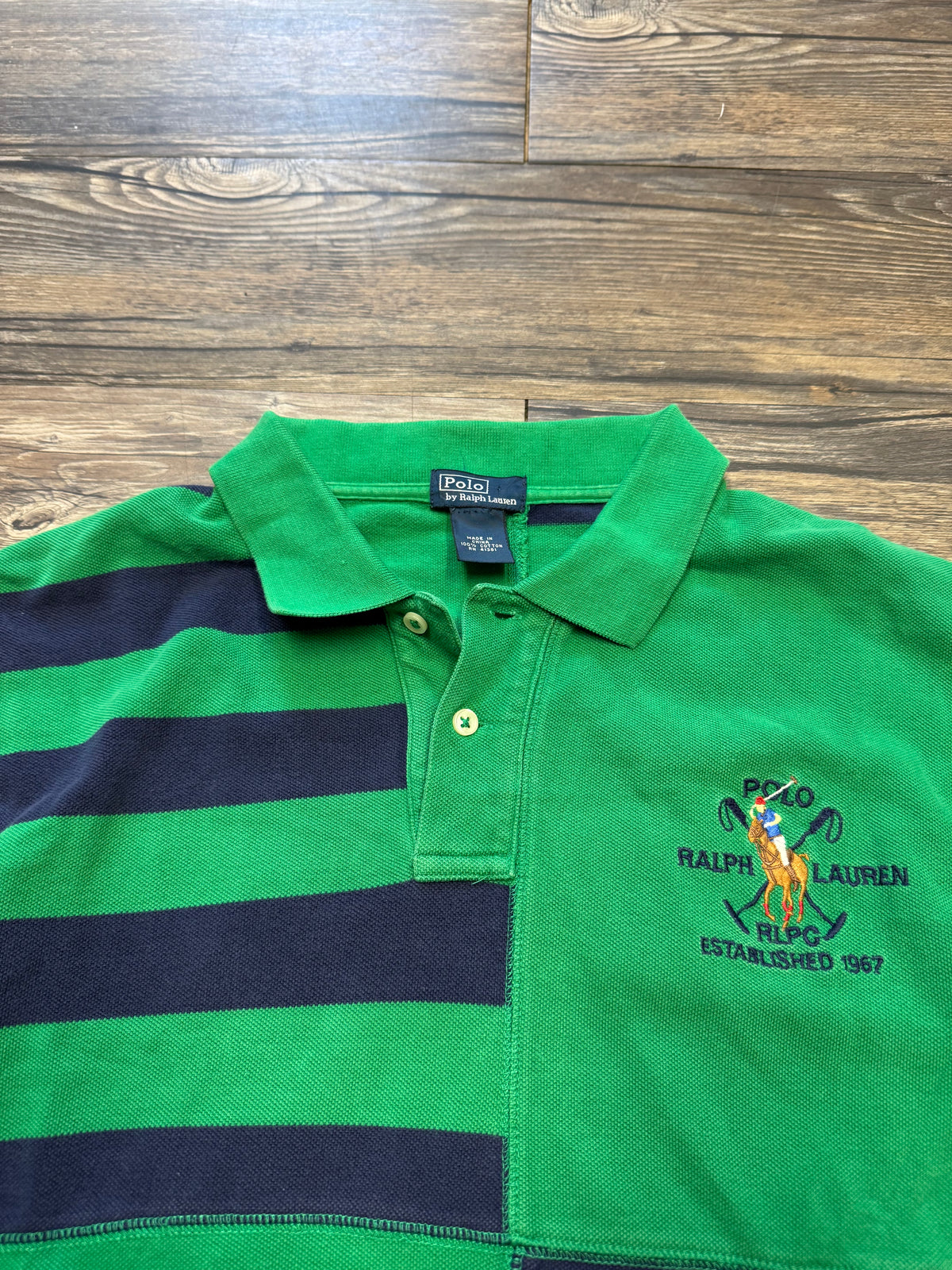 POLO RALPH LAUREN RLPC STRIPED POLO (S)