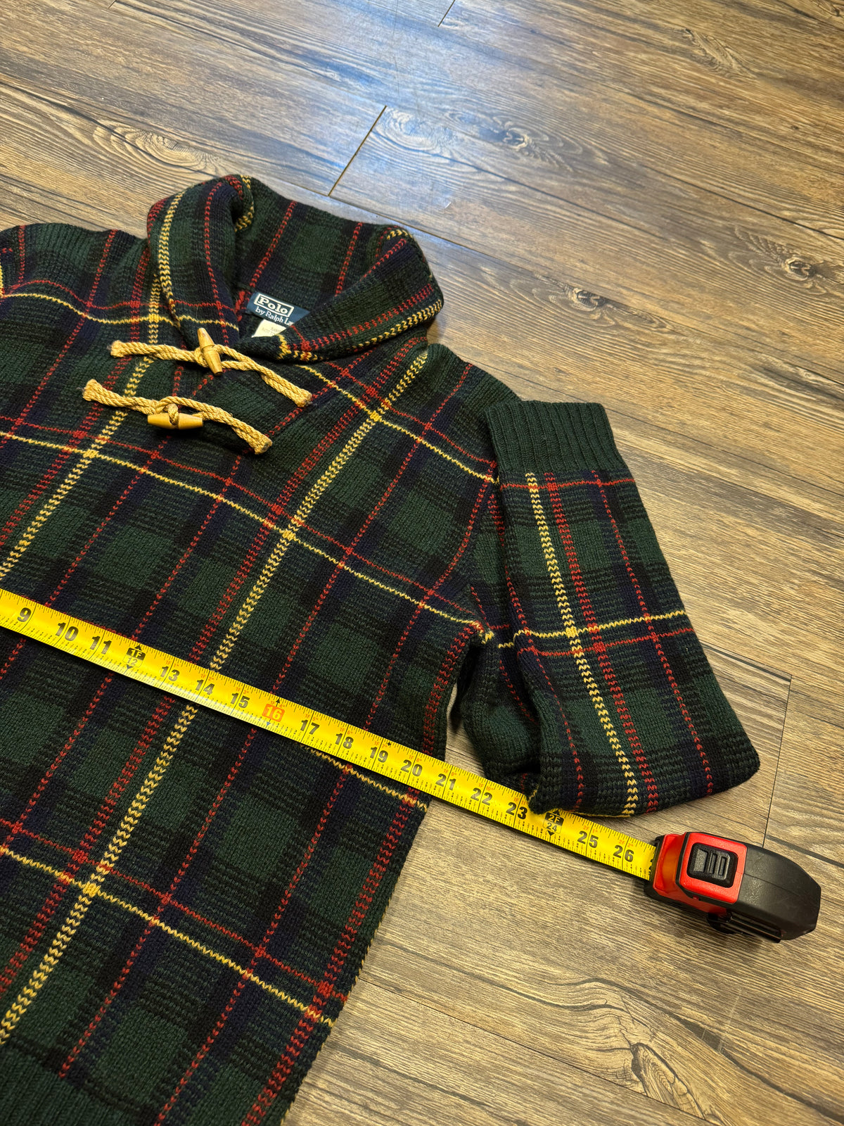 POLO RALPH LAUREN SAMPLE KNITTED SHAWL (M)