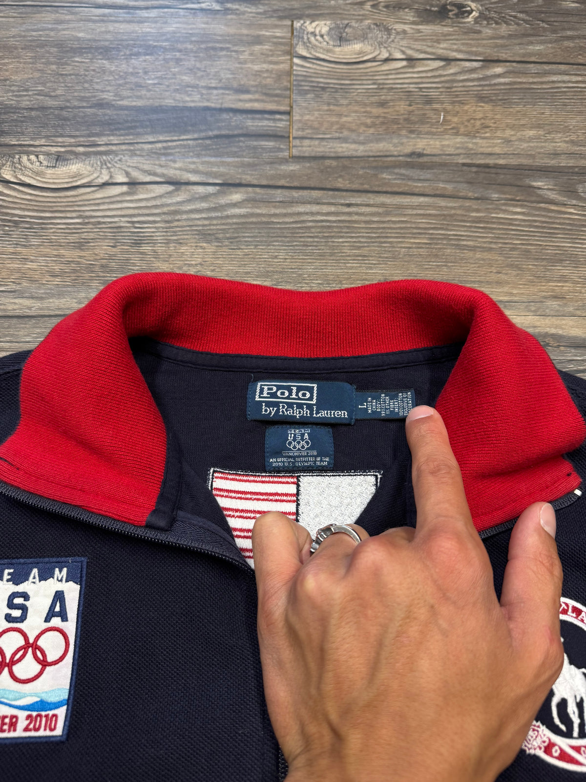 POLO RALPH LAUREN 2010 VANCOUVER OLYMPIC JACKET (L)