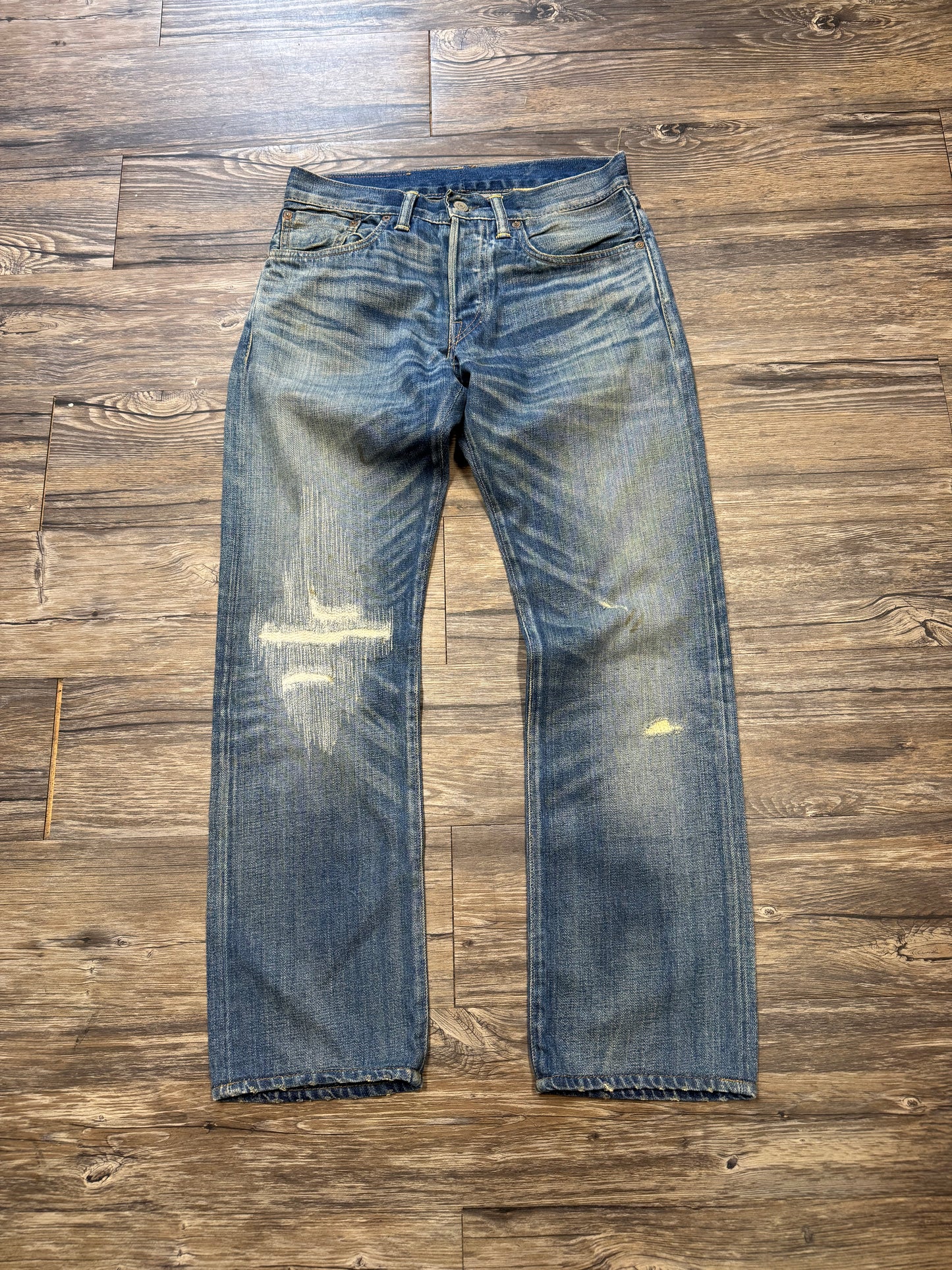 DOUBLE RL LIGHTWASH STRAIGHT LEG JEANS (29)