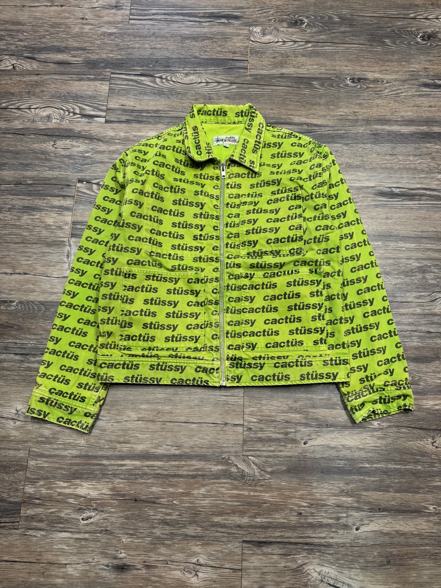 CACTUS PLANT FLEA MARKET X STUSSY JACKET (MEDIUM)
