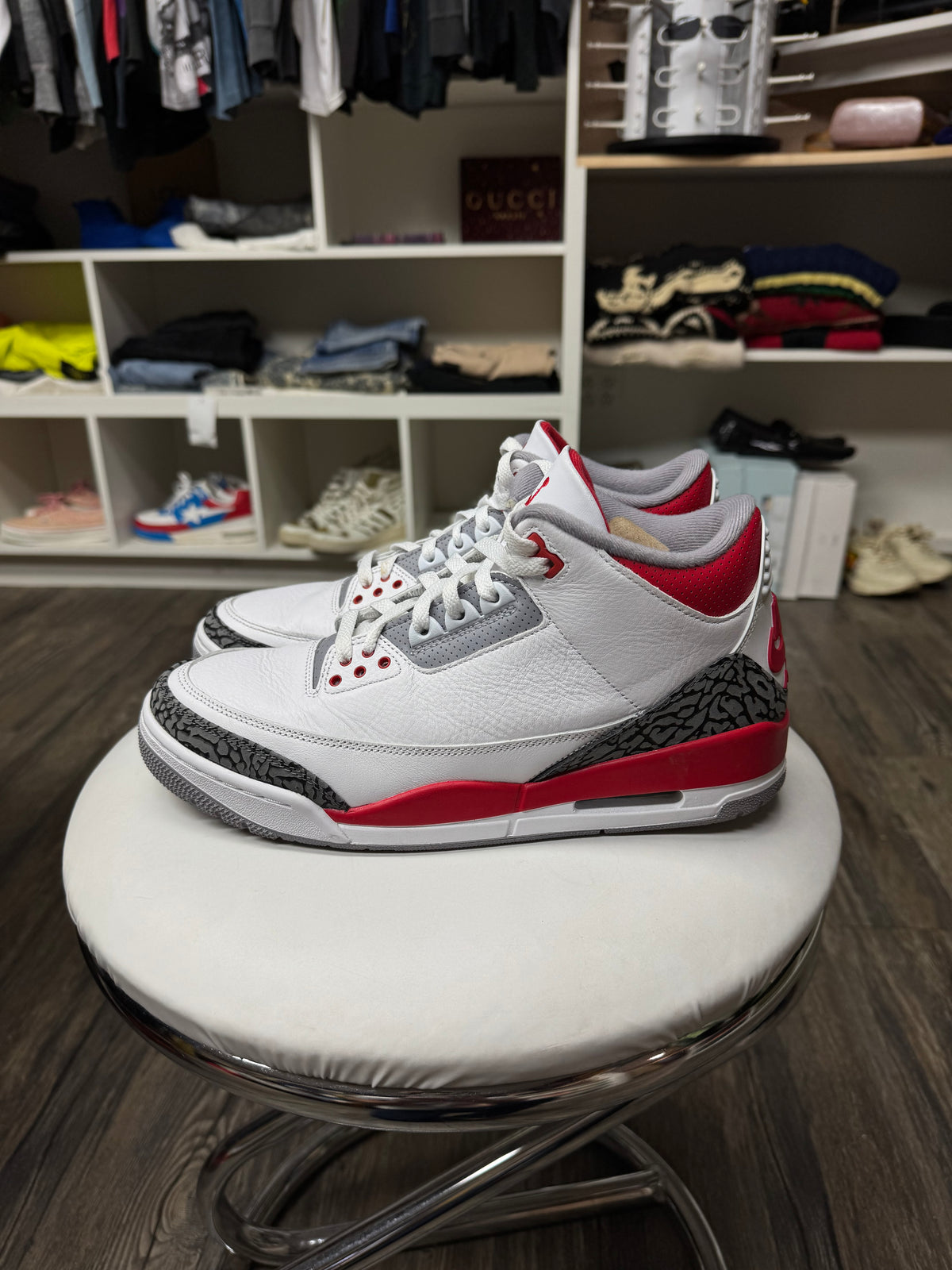 NIKE AIR JORDAN 3 RETRO ‘FIRE RED’ (10.5)