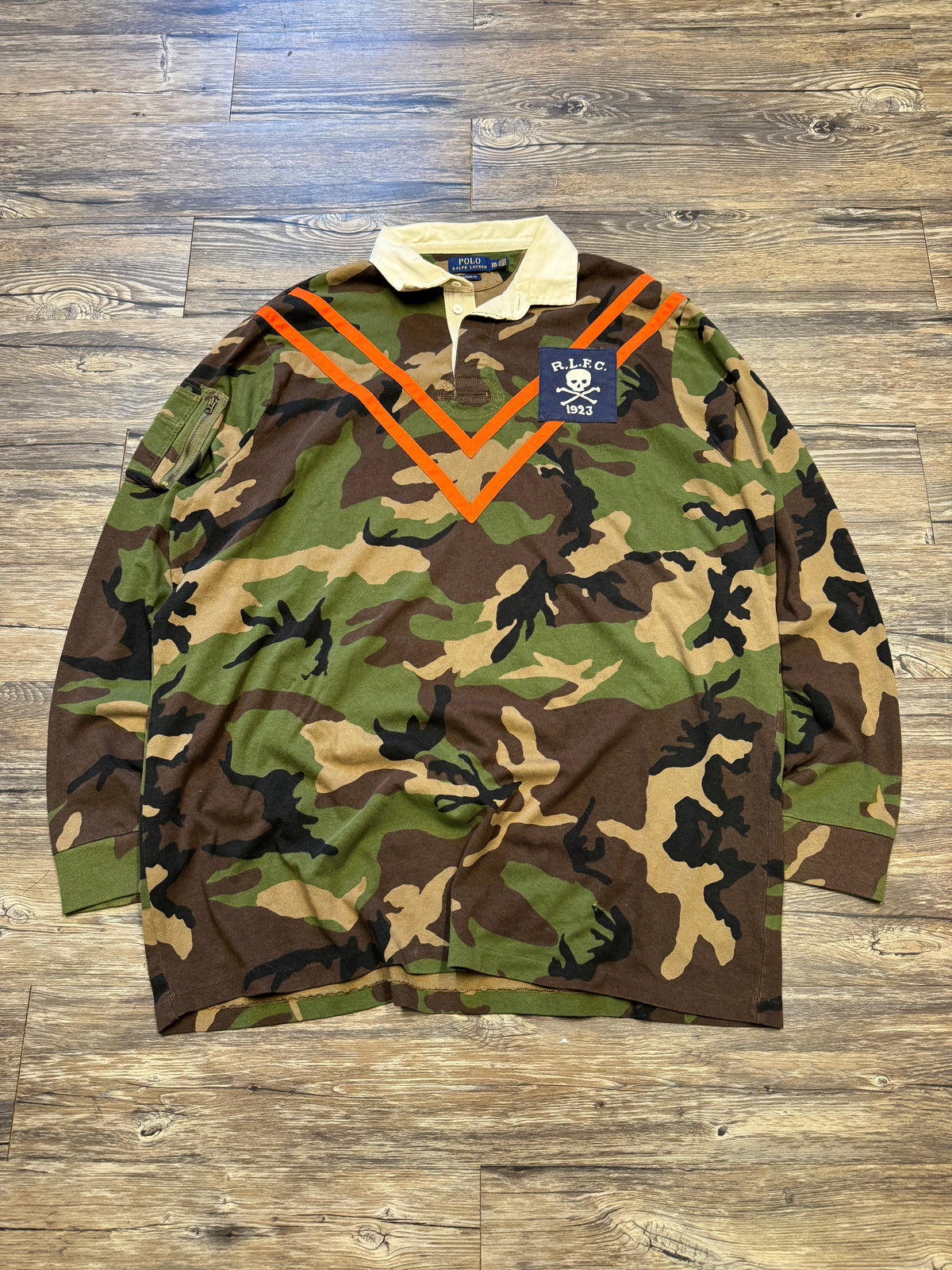 POLO RALPH LAUREN CAMOFLAUGE POLO (XXL)