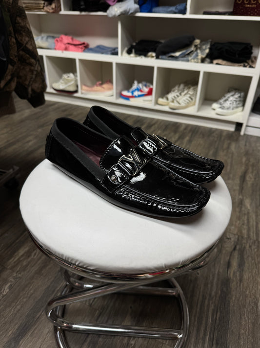 LOUIS VUTTION BLACK PATENT LEATHER LOAFERS (11)