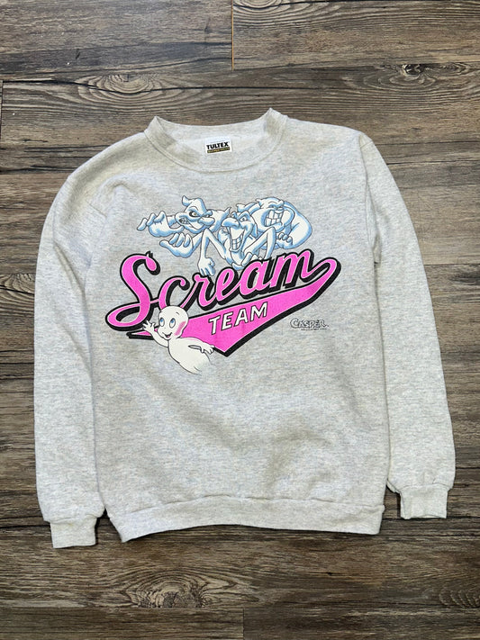 90’s CASPER “SCREAM TEAM” CREWNECK (SMALL)