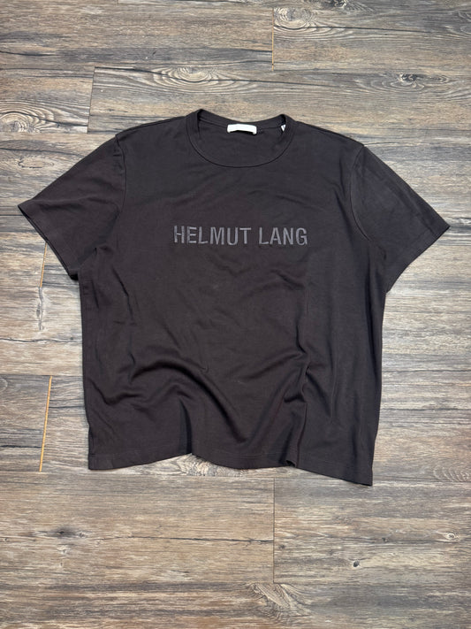 HELMUT LANG TEXT T-SHIRT (MEDIUM)
