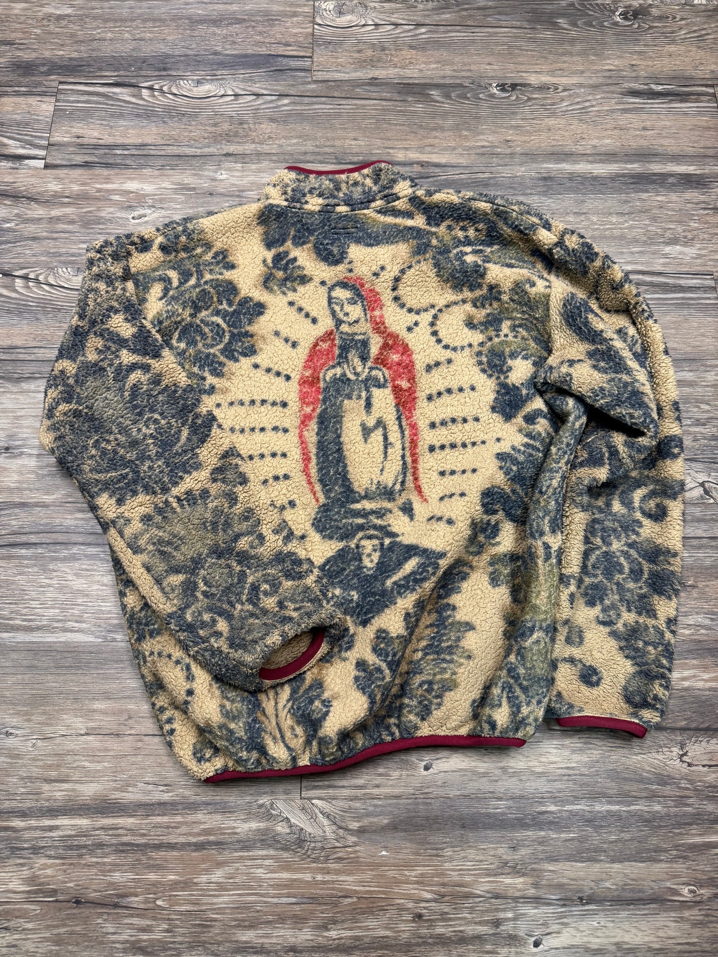 KAPITAL DEEP PILE DAMASK SNAP FLEECE (L)