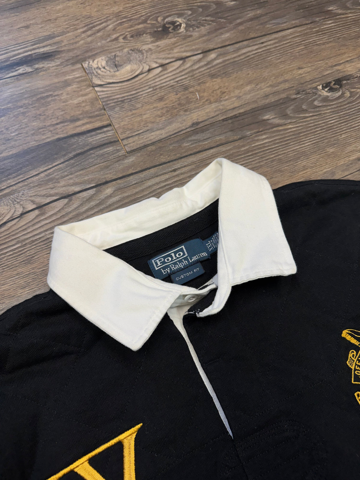 POLO RALPH LAUREN BLACKWATCH RUBGY POLO (XXL)
