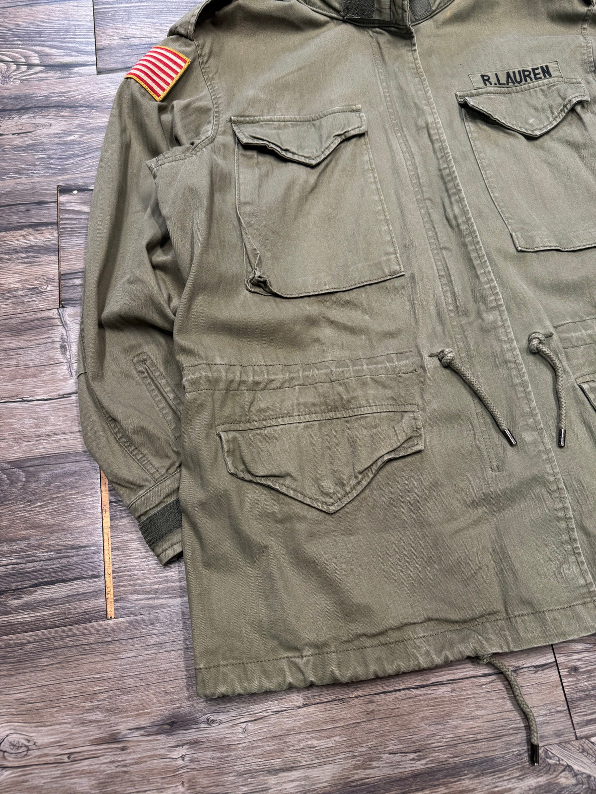 POLO RALPH LAUREN VINTAGE MILITARY STYLE JACKET (L)