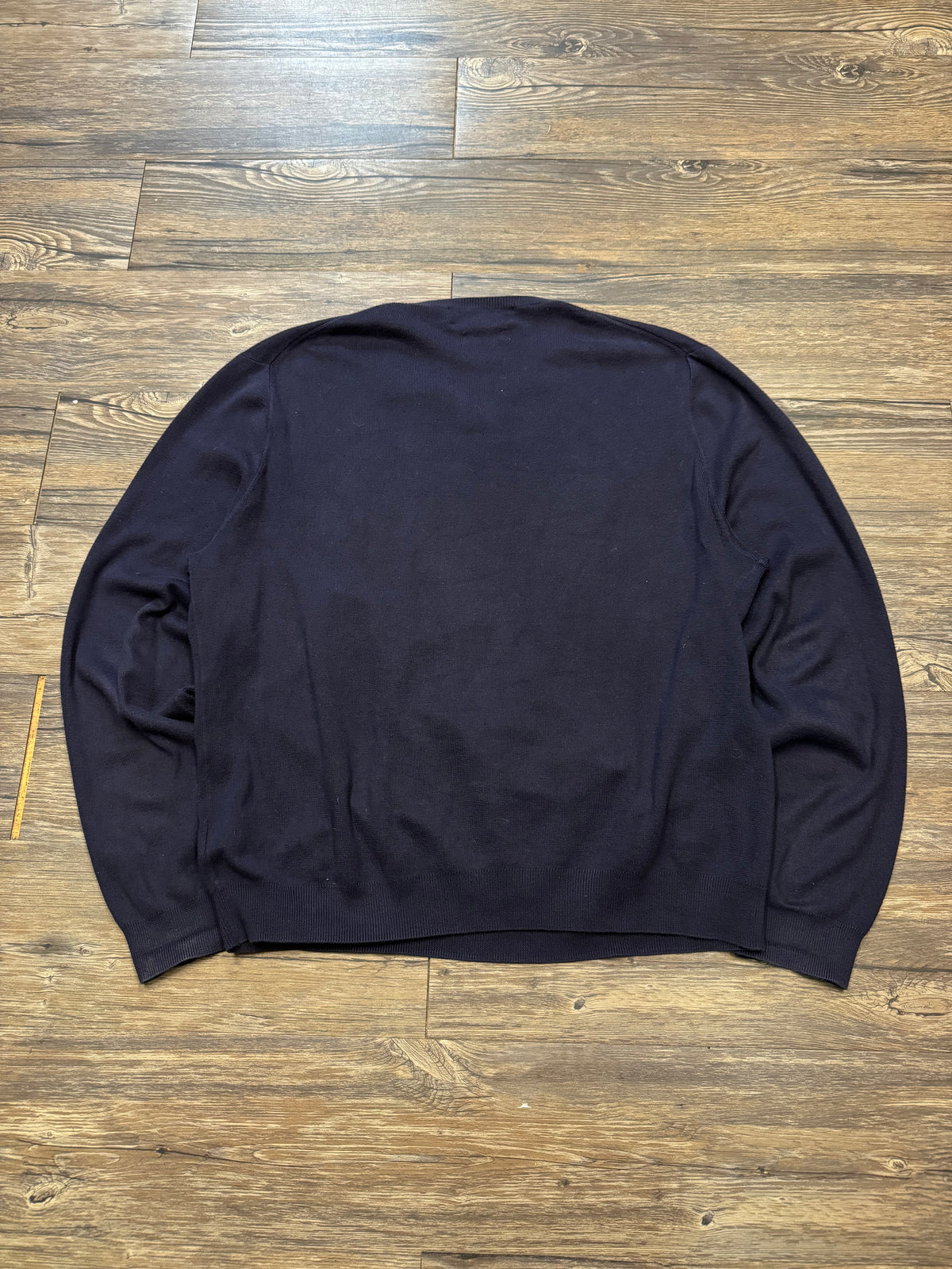 POLO RALPH LAUREN PIMA PULLOVER V NECK CREWNECK (L)