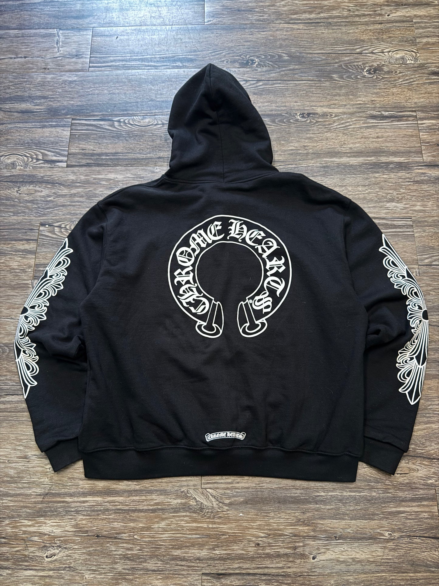 CHROME HEARTS HORSESHOE ZIP-UP HOODIE (L)